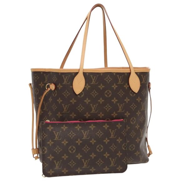 LOUIS VUITTON Monogram Neverfull MM Tote Bag M40156 LV Auth 96507A - Picture 1 of 16